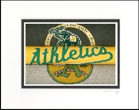 Oakland Athletics Vintage T-Shirt Sports Art